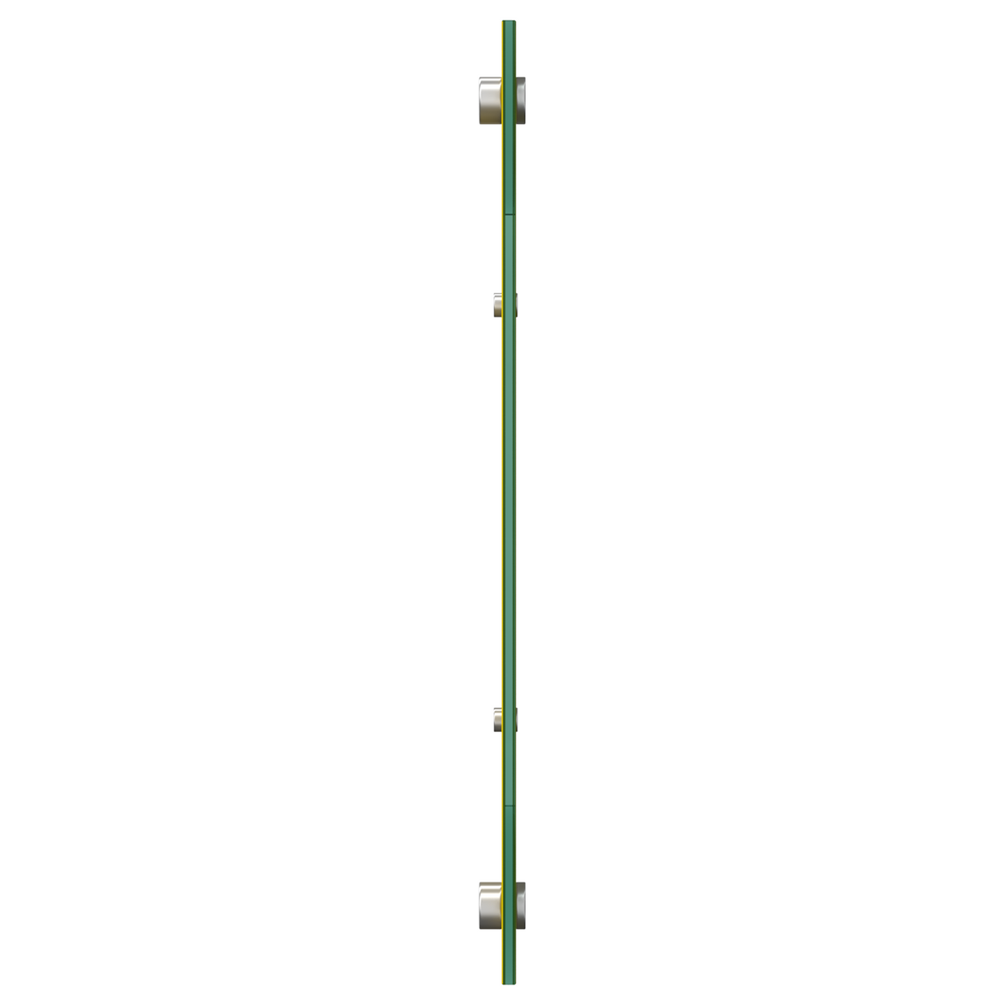 Küchenrückwand Gelb 120 x 40 x 0,6 cm Gehärtetes Glas