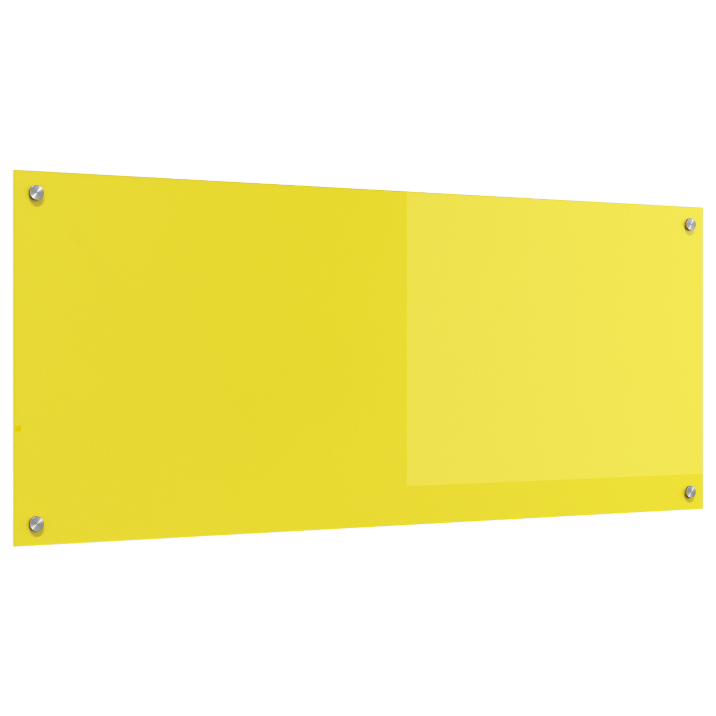 Küchenrückwand Gelb 120 x 50 x 0,6 cm Gehärtetes Glas