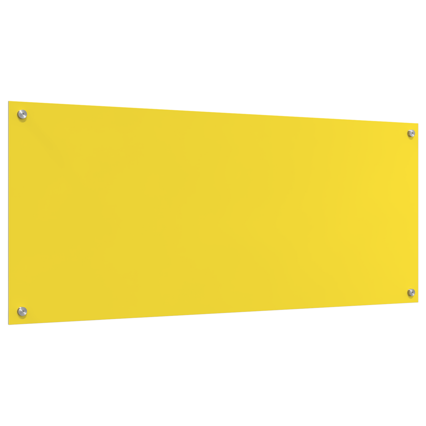 Küchenrückwand Gelb 120 x 50 x 0,6 cm Gehärtetes Glas