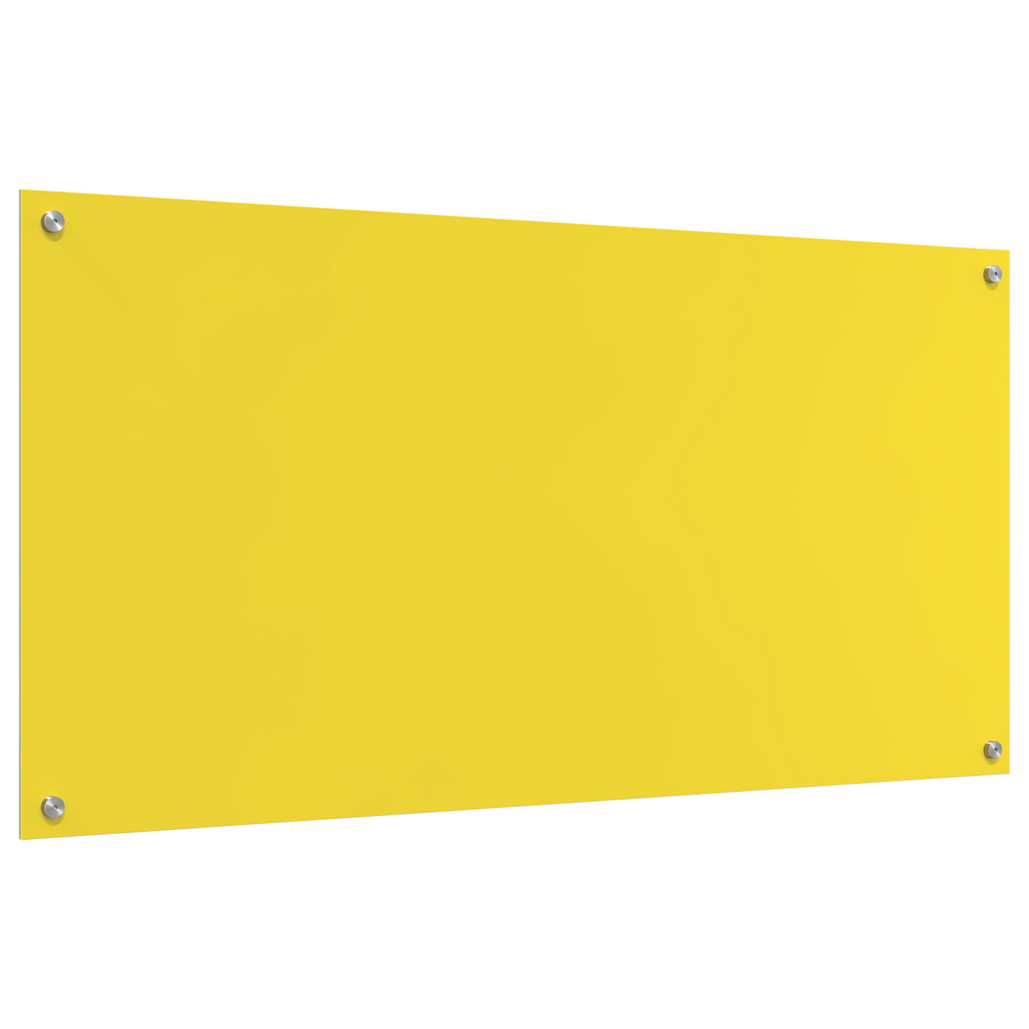 Küchenrückwand Gelb 120 x 60 x 0,6 cm Gehärtetes Glas
