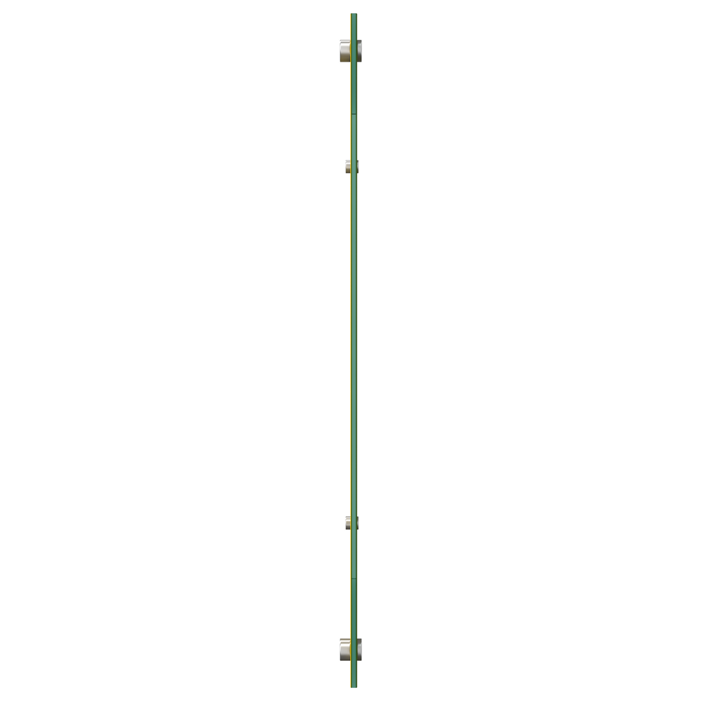 Küchenrückwand Gelb 120 x 60 x 0,6 cm Gehärtetes Glas