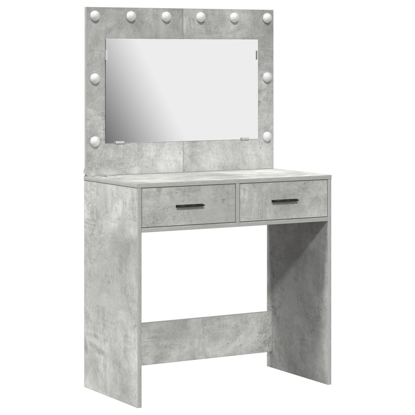 Schminktisch Betongrau 78,5 x 41 x 135 cm Holzwerkstoff
