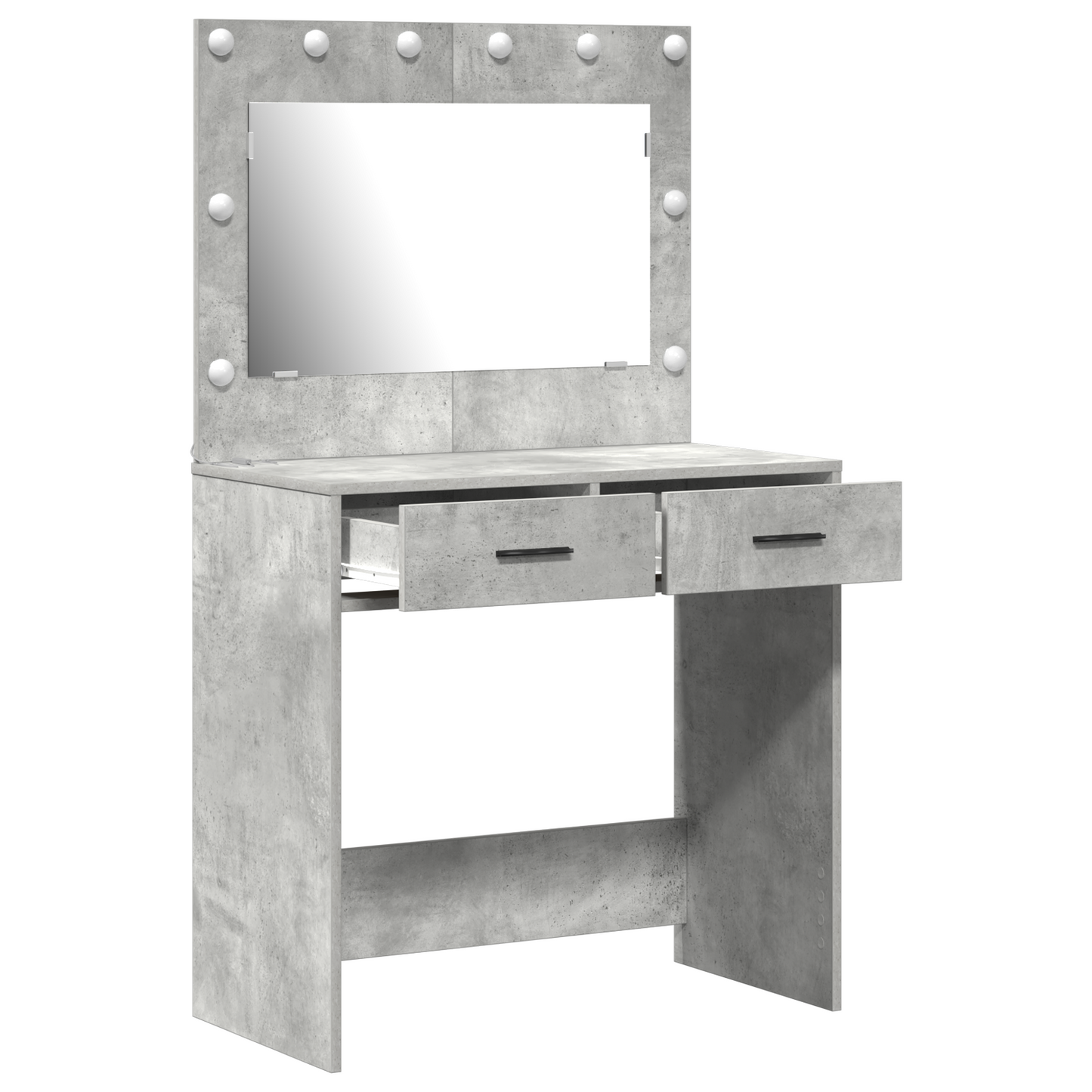 Schminktisch Betongrau 78,5 x 41 x 135 cm Holzwerkstoff