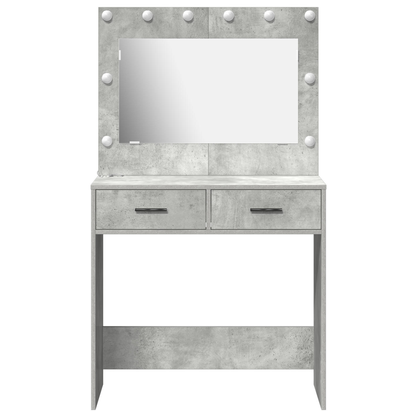 Schminktisch Betongrau 78,5 x 41 x 135 cm Holzwerkstoff