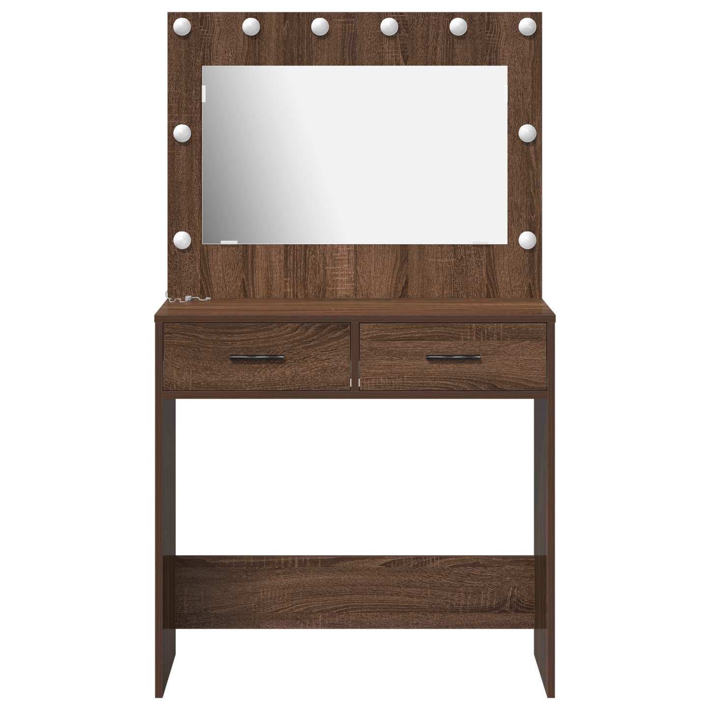 Schminktisch Braune Eiche 78,5 x 41 x 135 cm Holzwerkstoff