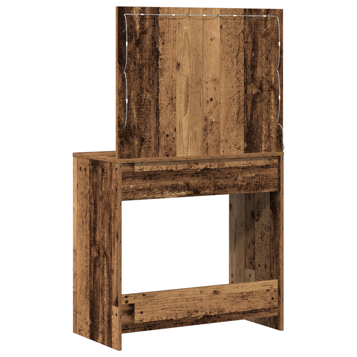 Schminktisch Altholz 78,5 x 41 x 135 cm Holzwerkstoff