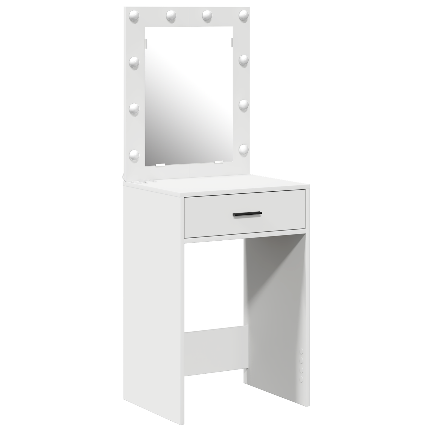 Schminktisch mit Schubladen Weiß 50 x 41 x 135 cm Holzwerkstoff