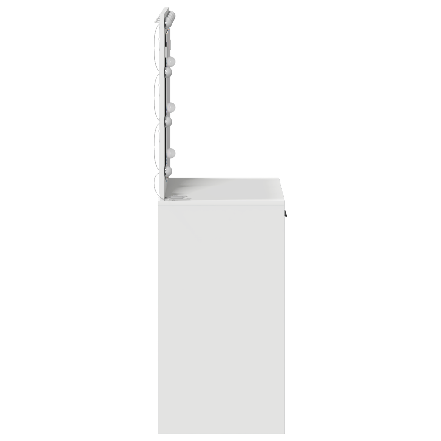 Schminktisch mit Schubladen Weiß 50 x 41 x 135 cm Holzwerkstoff