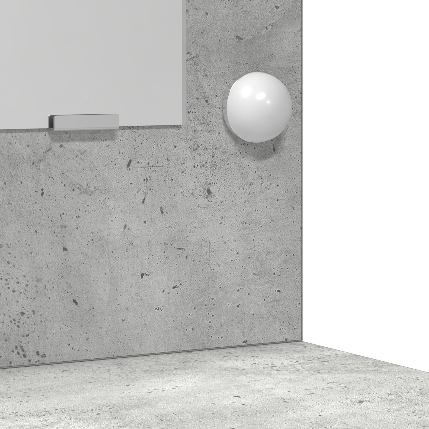 Schminktisch Betongrau 50 x 41 x 135 cm Holzwerkstoff