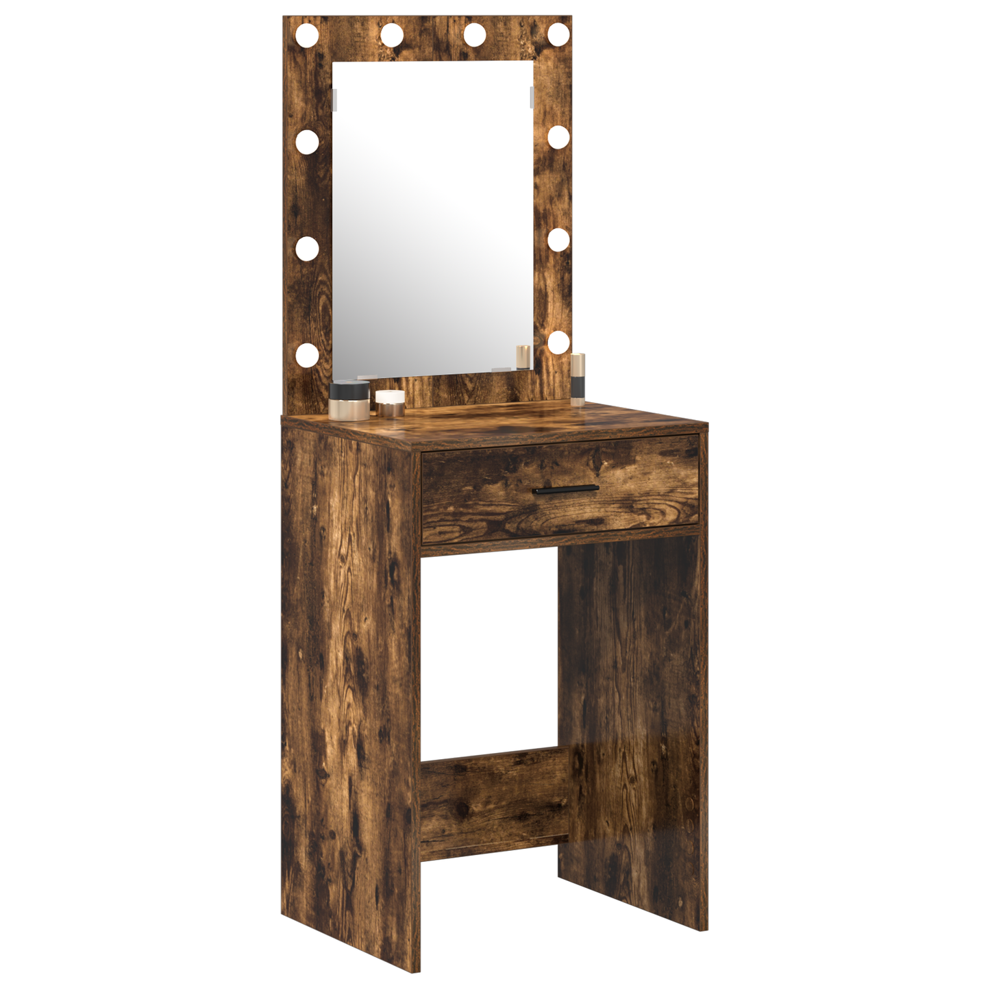 Schminktisch Räuchereiche 50 x 41 x 135 cm Holzwerkstoff
