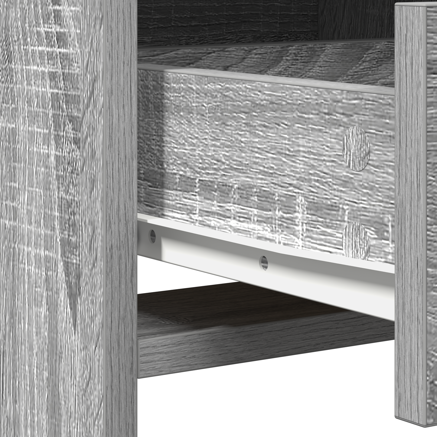 Schminktisch Graues Sonoma 50 x 41 x 135 cm Holzwerkstoff
