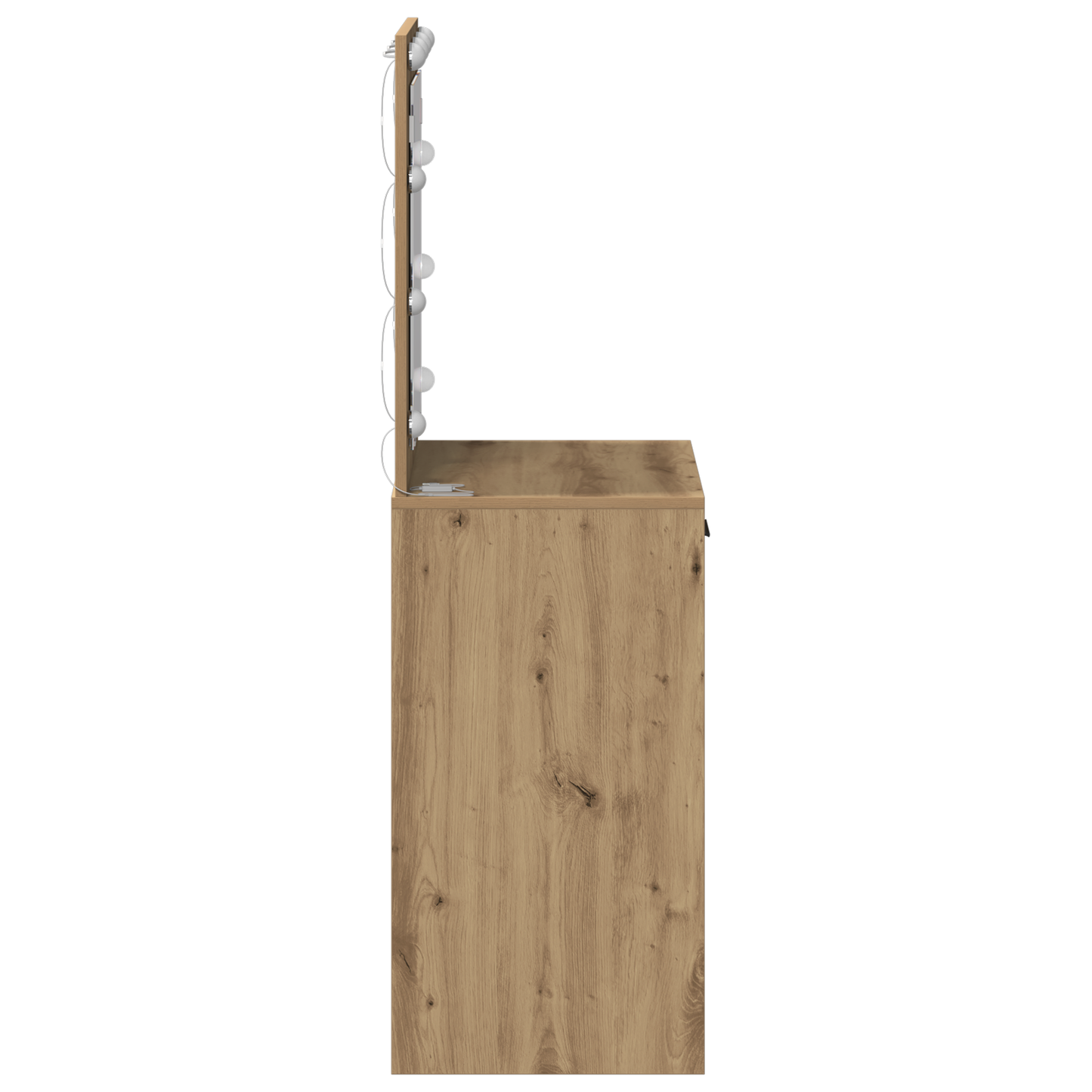 Schminktisch Eiche handwerklich 50 x 41 x 135 cm Holzwerkstoff