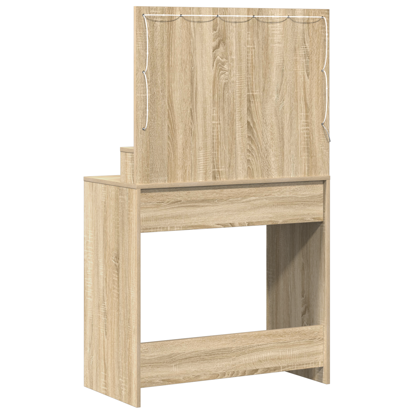Schminktisch Sonoma-Eiche 79 x 41 x 135 cm Holzwerkstoff