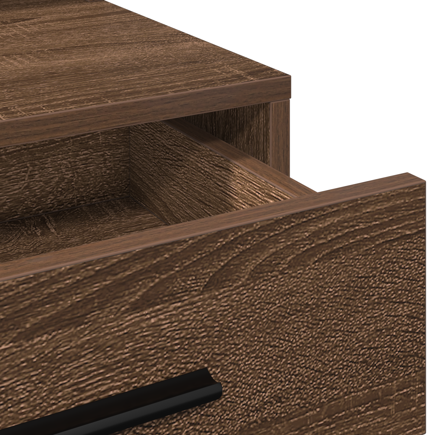 Schminktisch Braun Eichen-Optik 79 x 41 x 135 cm Holzwerkstoff