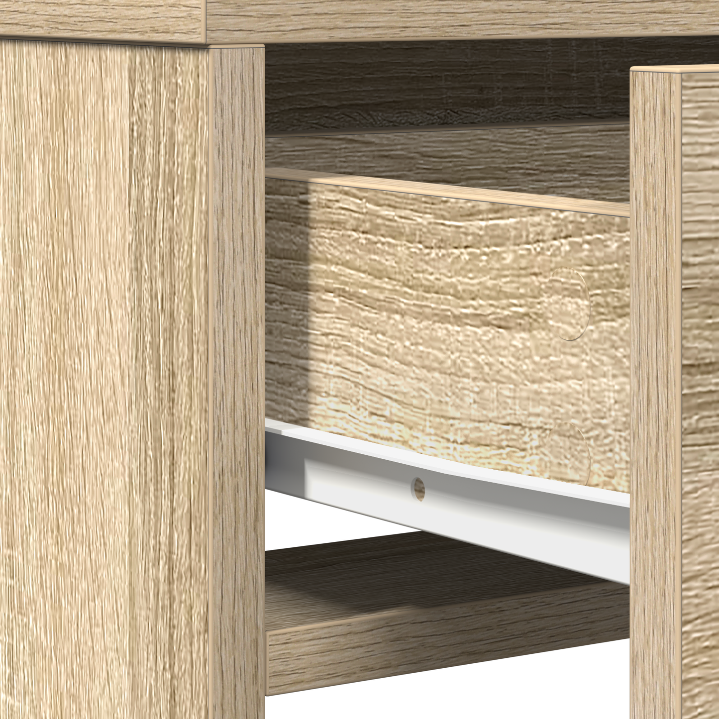 Schminktisch Sonoma-Eiche 50 x 41 x 135 cm Holzwerkstoff