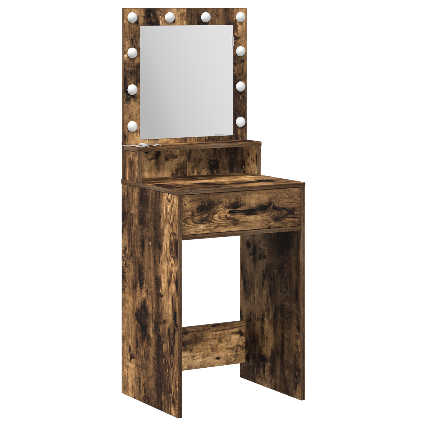 Schminktisch Räuchereiche 50 x 41 x 135 cm Holzwerkstoff