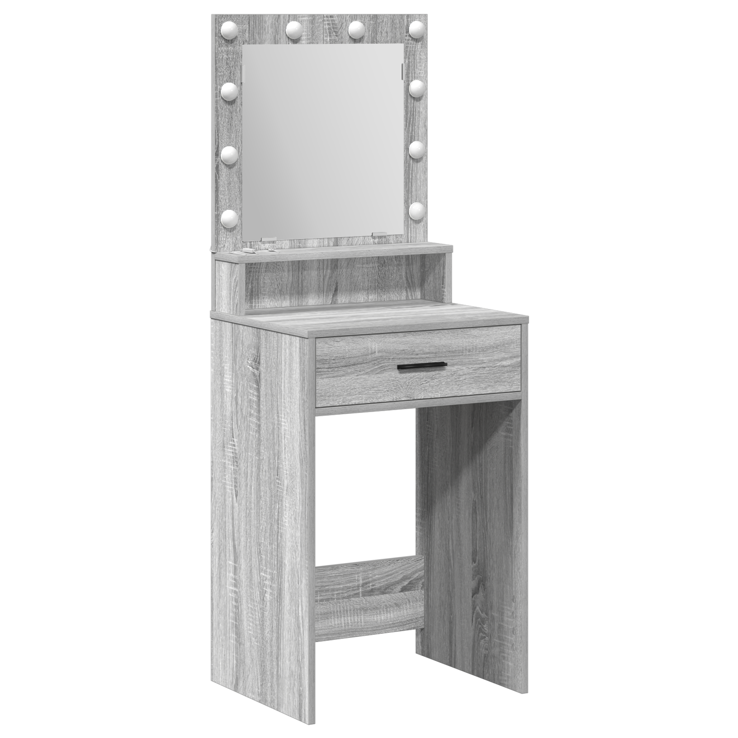 Schminktisch Grau Sonoma 50 x 41 x 135 cm Holzwerkstoff