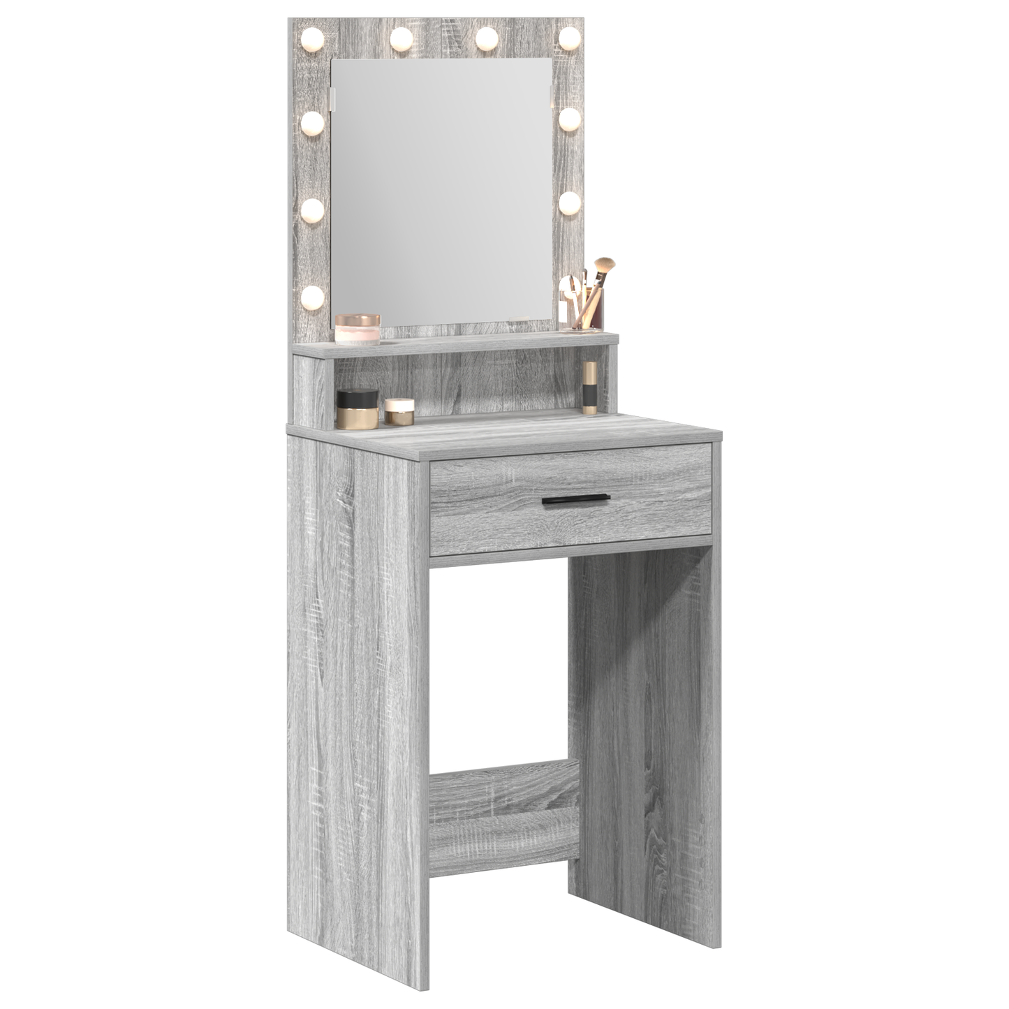 Schminktisch Grau Sonoma 50 x 41 x 135 cm Holzwerkstoff