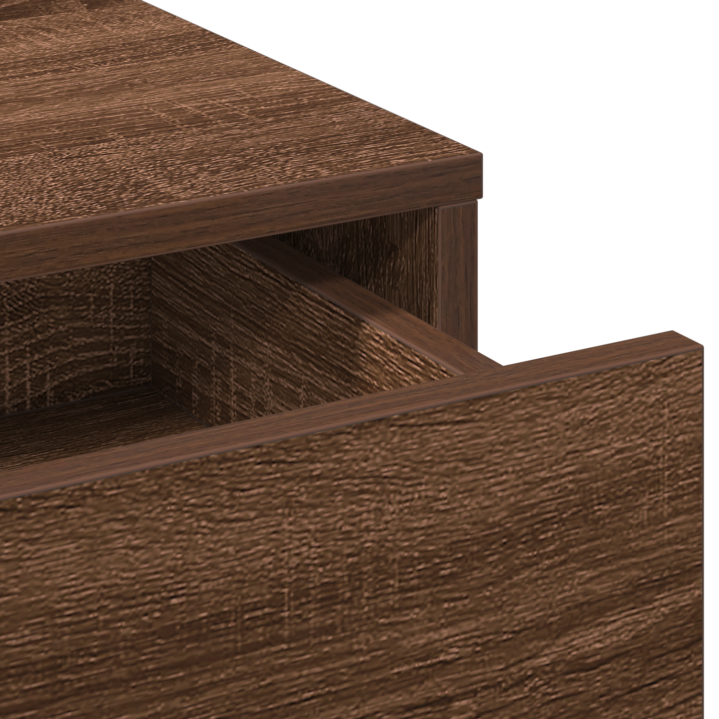 Schminktisch Braun Eichen-Optik 50 x 41 x 135 cm Holzwerkstoff