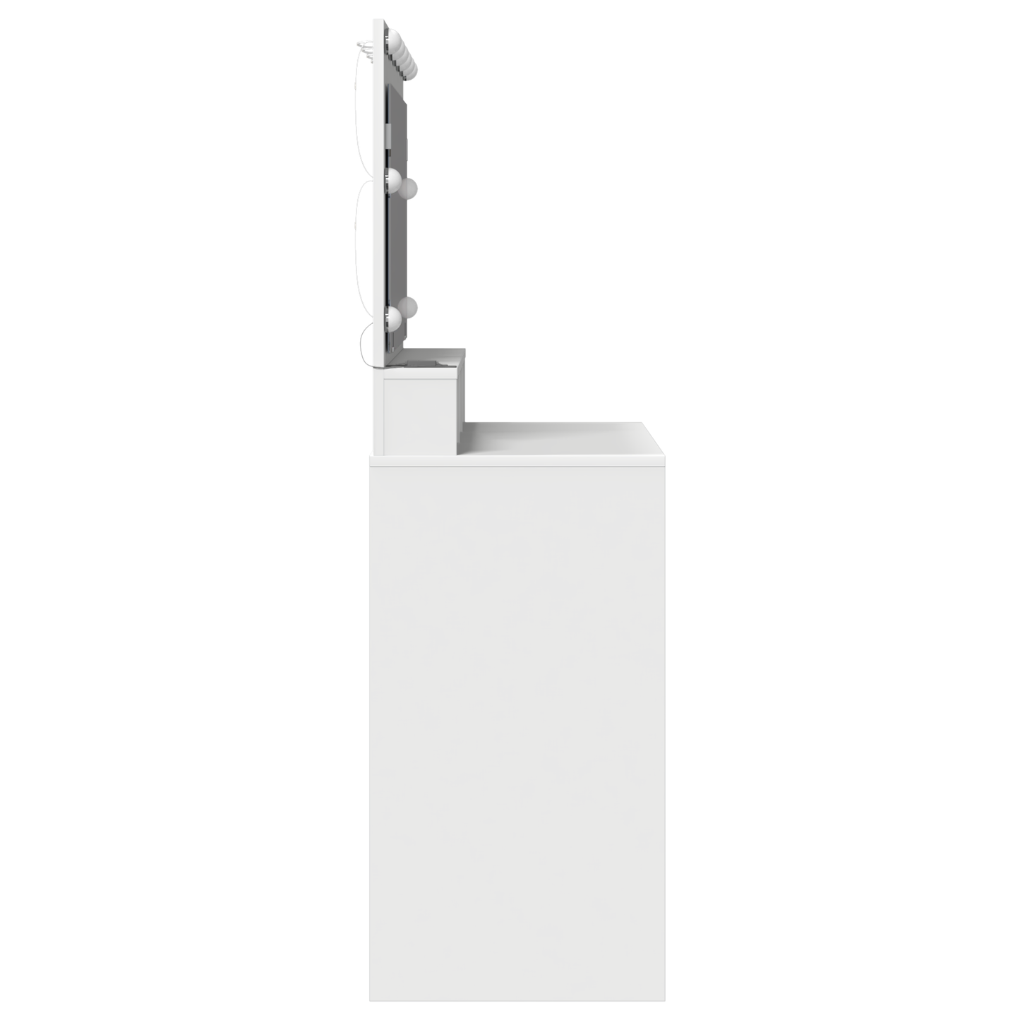 Schminktisch mit Regal Weiß 100 x 41 x 135 cm Holzwerkstoff