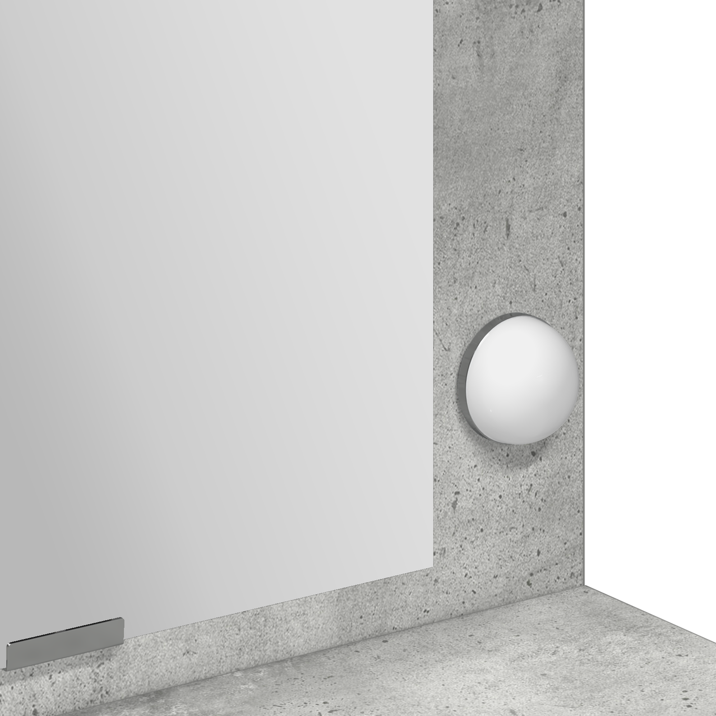 Schminktisch Betongrau 100 x 41 x 135 cm Holzwerkstoff