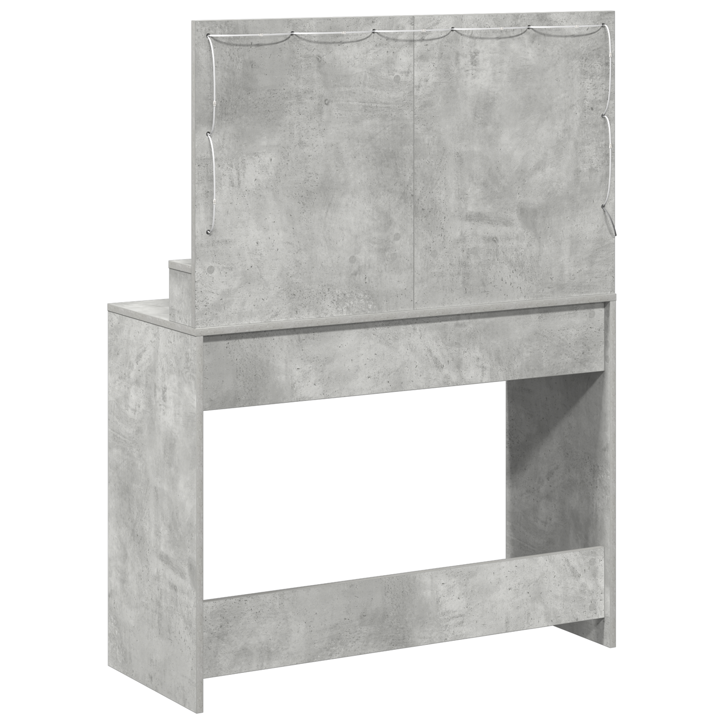 Schminktisch Betongrau 100 x 41 x 135 cm Holzwerkstoff