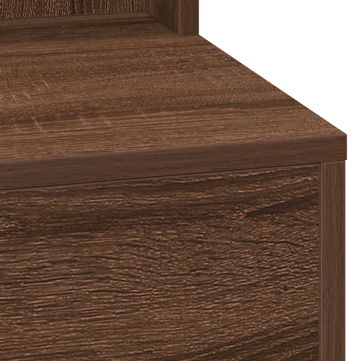 Schminktisch Braun Eichen-Optik 100 x 41 x 135 cm Holzwerkstoff