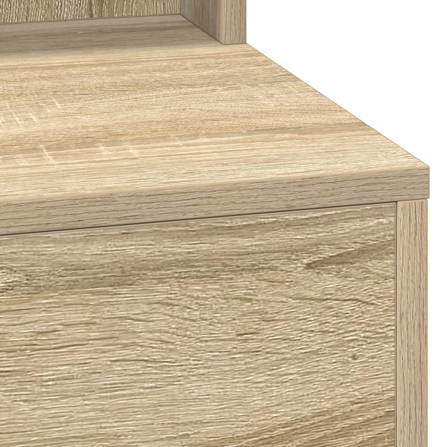 Schminktisch Sonoma-Eiche 79 x 41 x 135 cm Holzwerkstoff