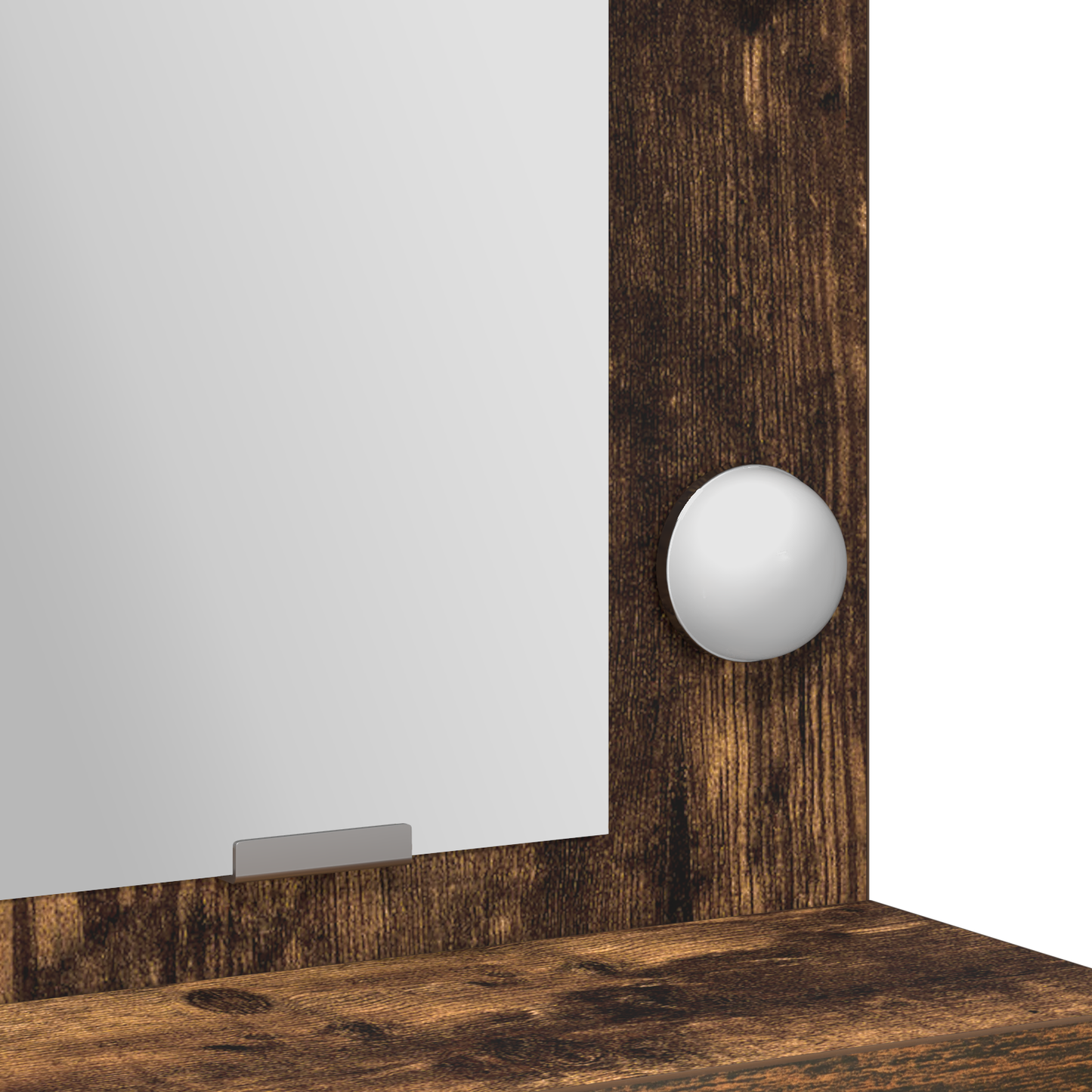 Schminktisch Geräucherte Eiche 79 x 41 x 135 cm Holzwerkstoff