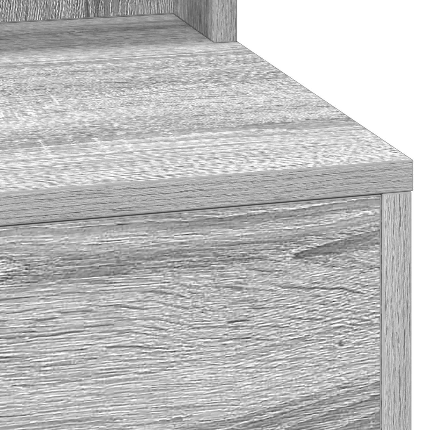 Schminktisch Grau Sonoma 79 x 41 x 135 cm Holzwerkstoff