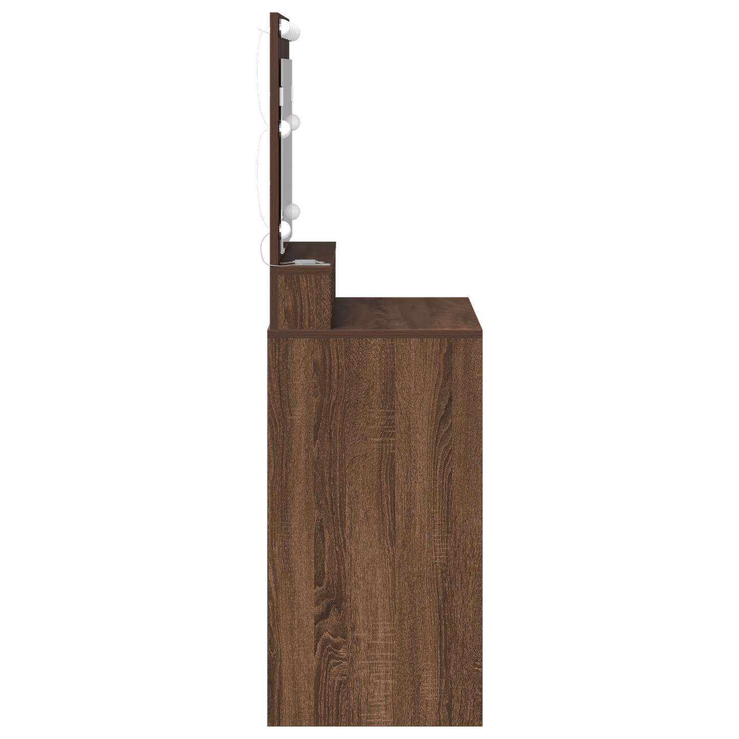 Schminktisch Braun Eichen-Optik 79 x 41 x 135 cm Holzwerkstoff