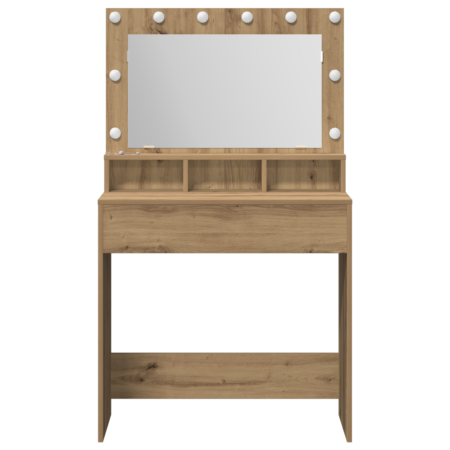 Schminktisch Artisan-Eiche 79 x 41 x 135 cm Holzwerkstoff