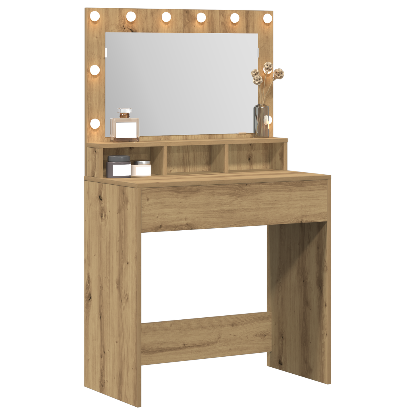 Schminktisch Artisan-Eiche 79 x 41 x 135 cm Holzwerkstoff