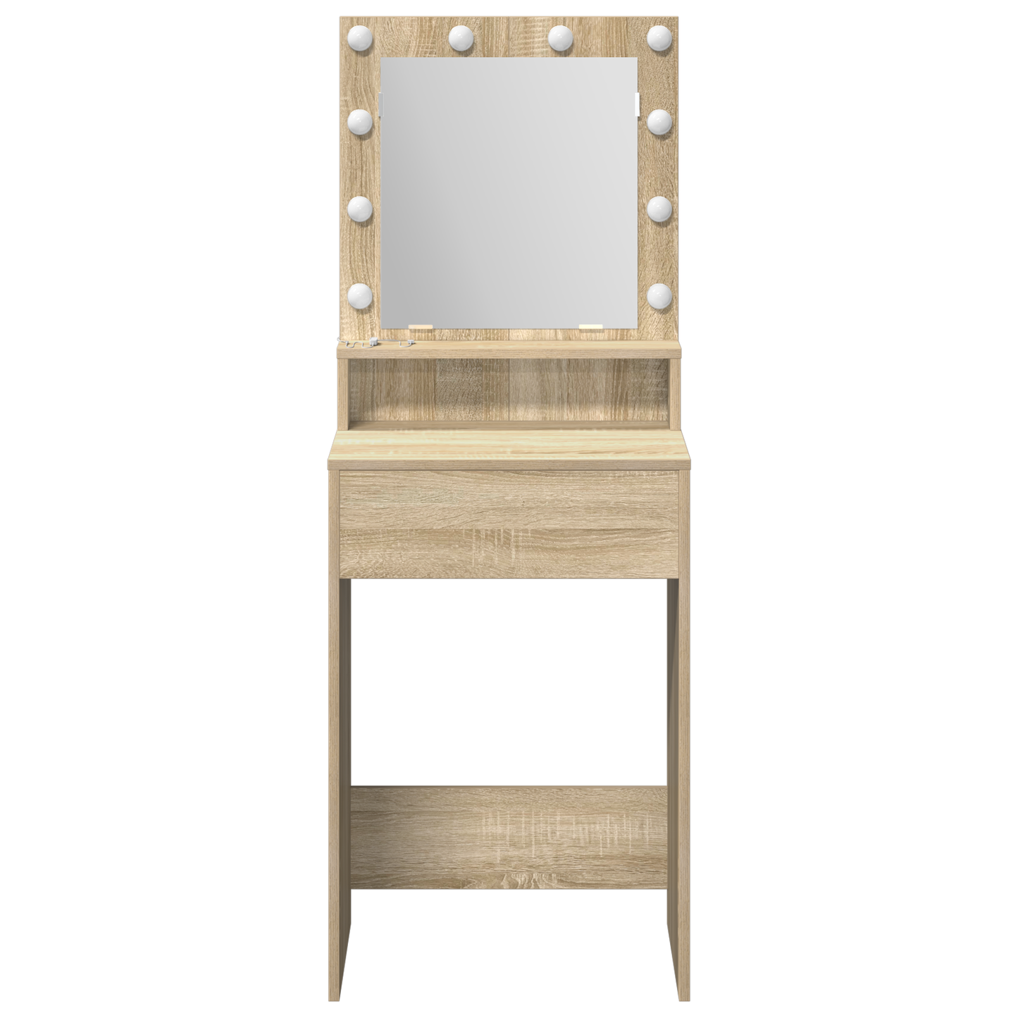 Schminktisch Sonoma-Eiche 50 x 41 x 135 cm Holzwerkstoff