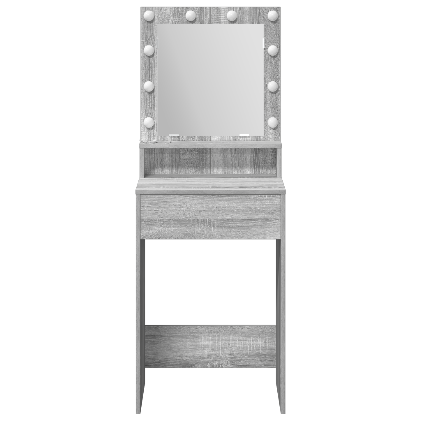 Schminktisch Graues Sonoma 50 x 41 x 135 cm Holzwerkstoff