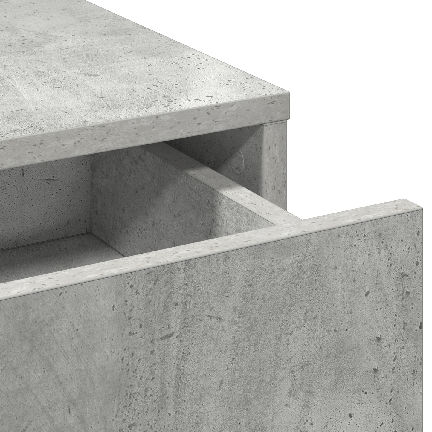 Schminktisch mit Speicher Grau 100 x 41 x 140 cm Holzwerkstoff