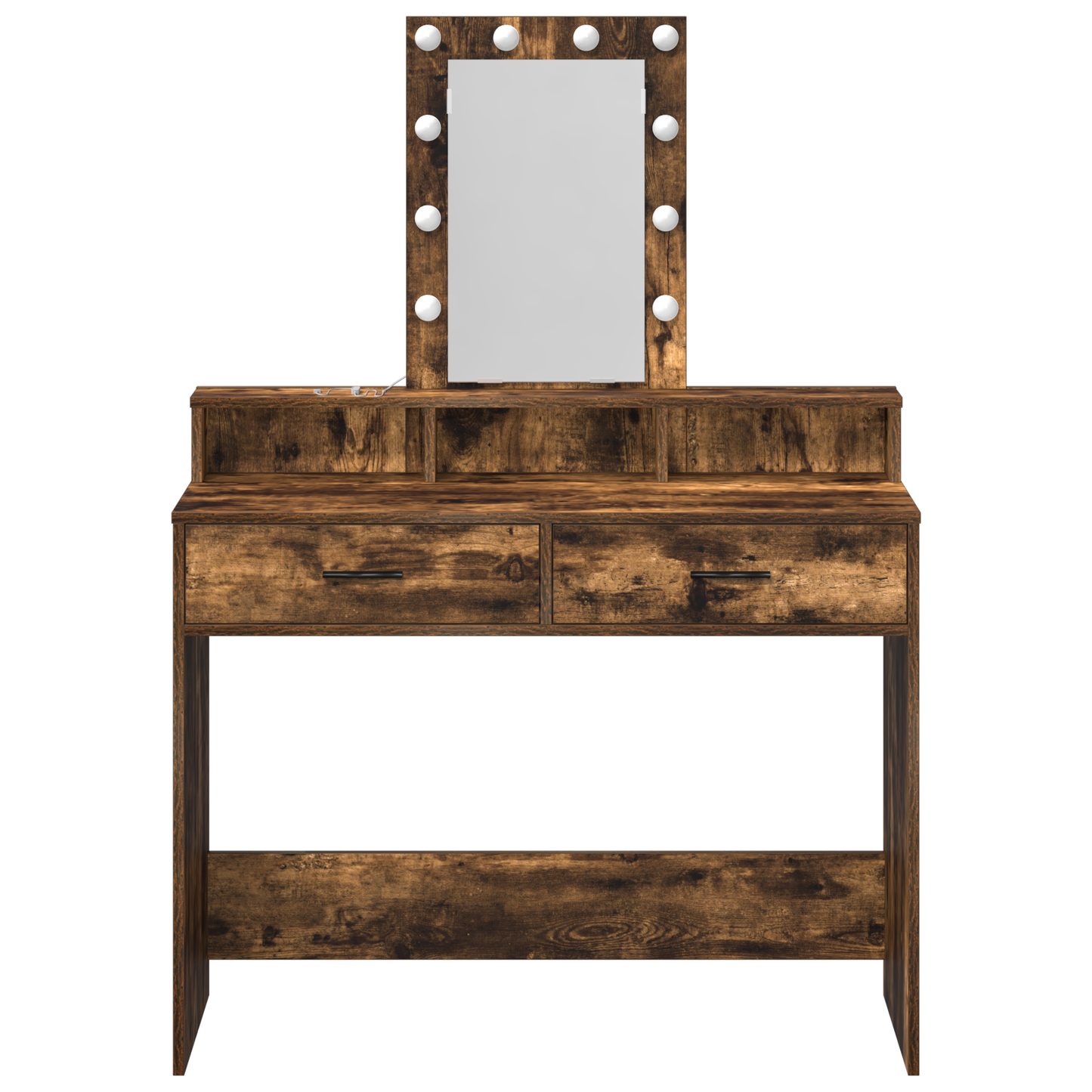 Schminktisch mit Speicher Braun 100 x 41 x 140 cm Holzwerkstoff