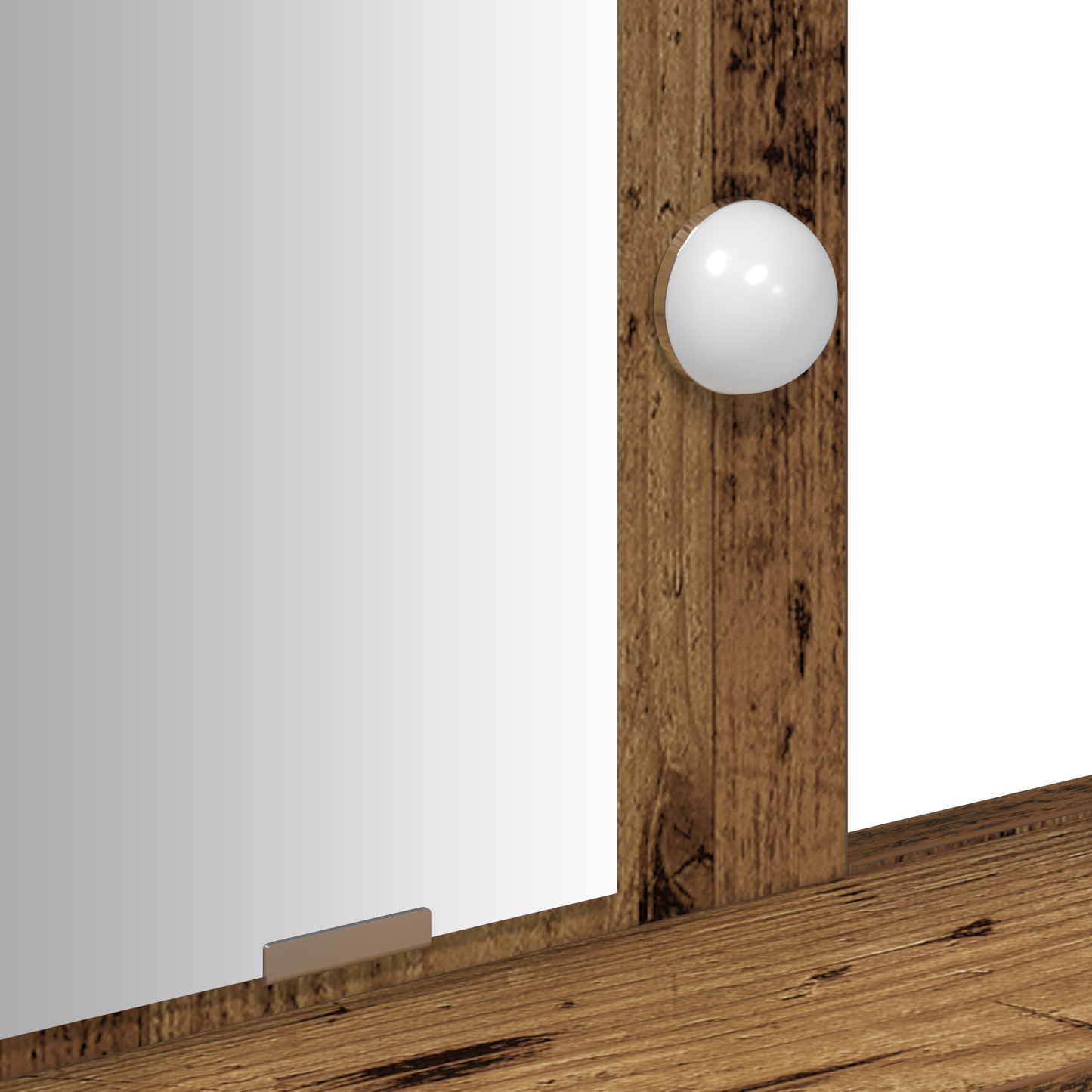 Schminktisch mit Speicher Braun 100 x 41 x 140 cm Holzwerkstoff