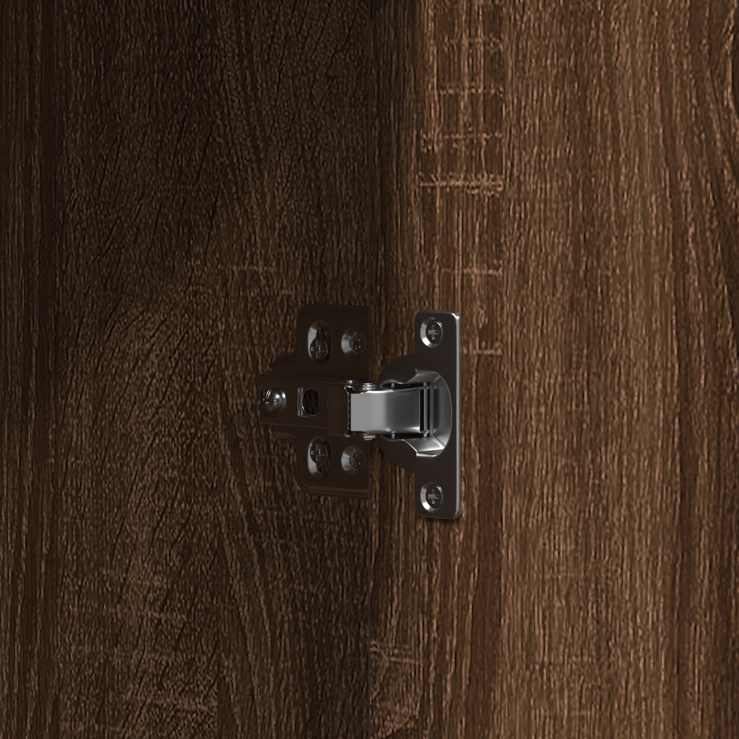 Schminktisch mit Speicher Braun 102 x 33 x 135 cm Holzwerkstoff