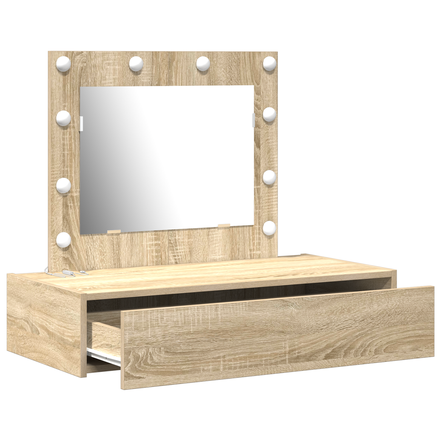 Schminktisch mit Schubladen Braun 83 x 40 x 70 cm Holzwerkstoff