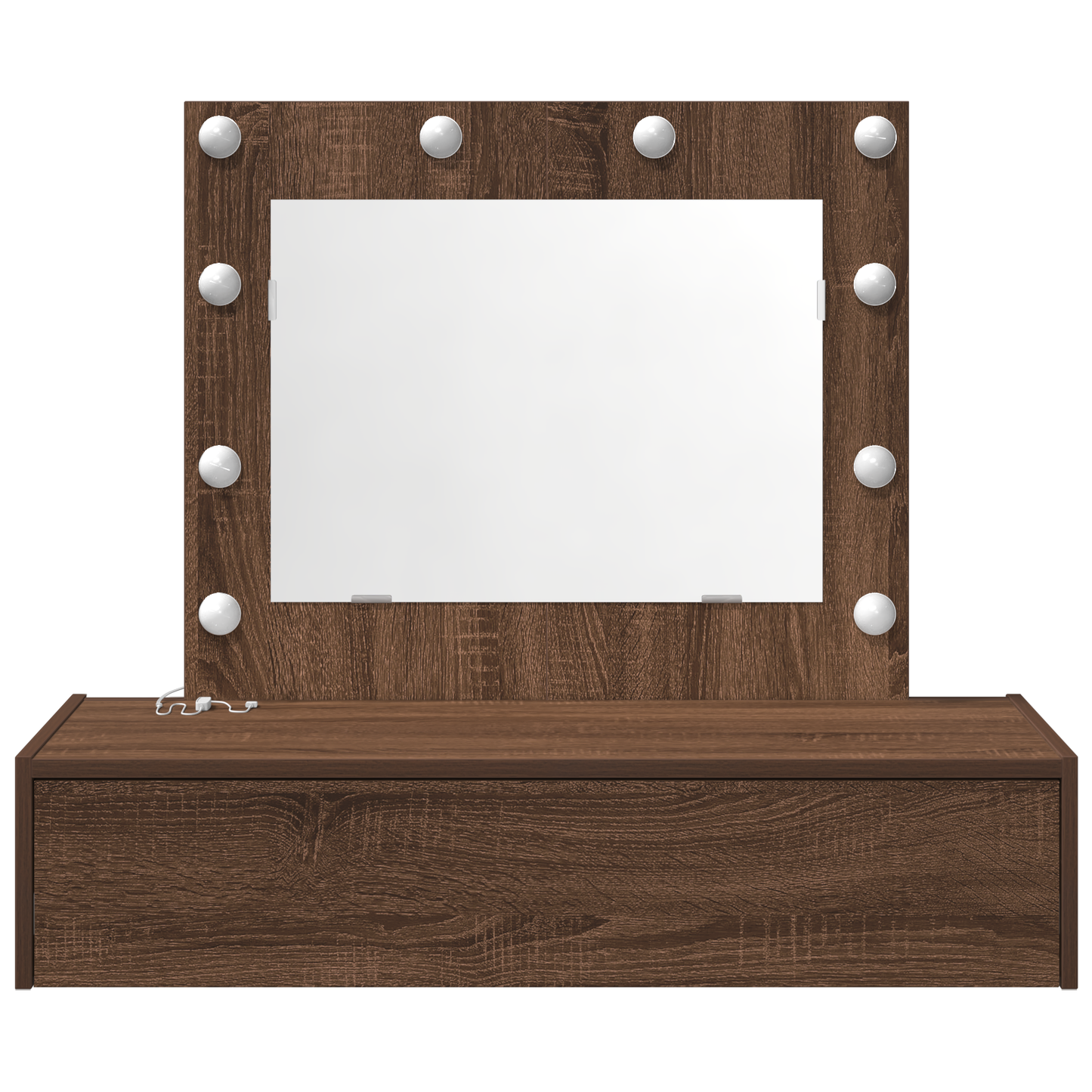 Schminktisch mit Schubladen Braun 83 x 40 x 70 cm Holzwerkstoff