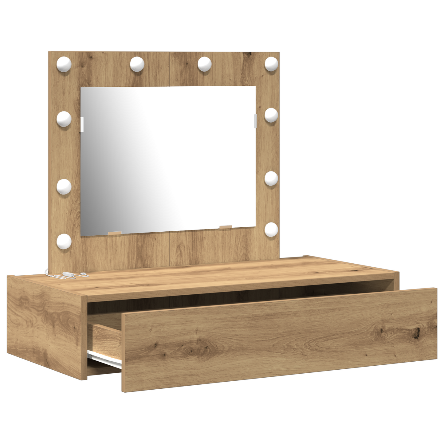 Schminktisch mit Schubladen Braun 83 x 40 x 70 cm Holzwerkstoff