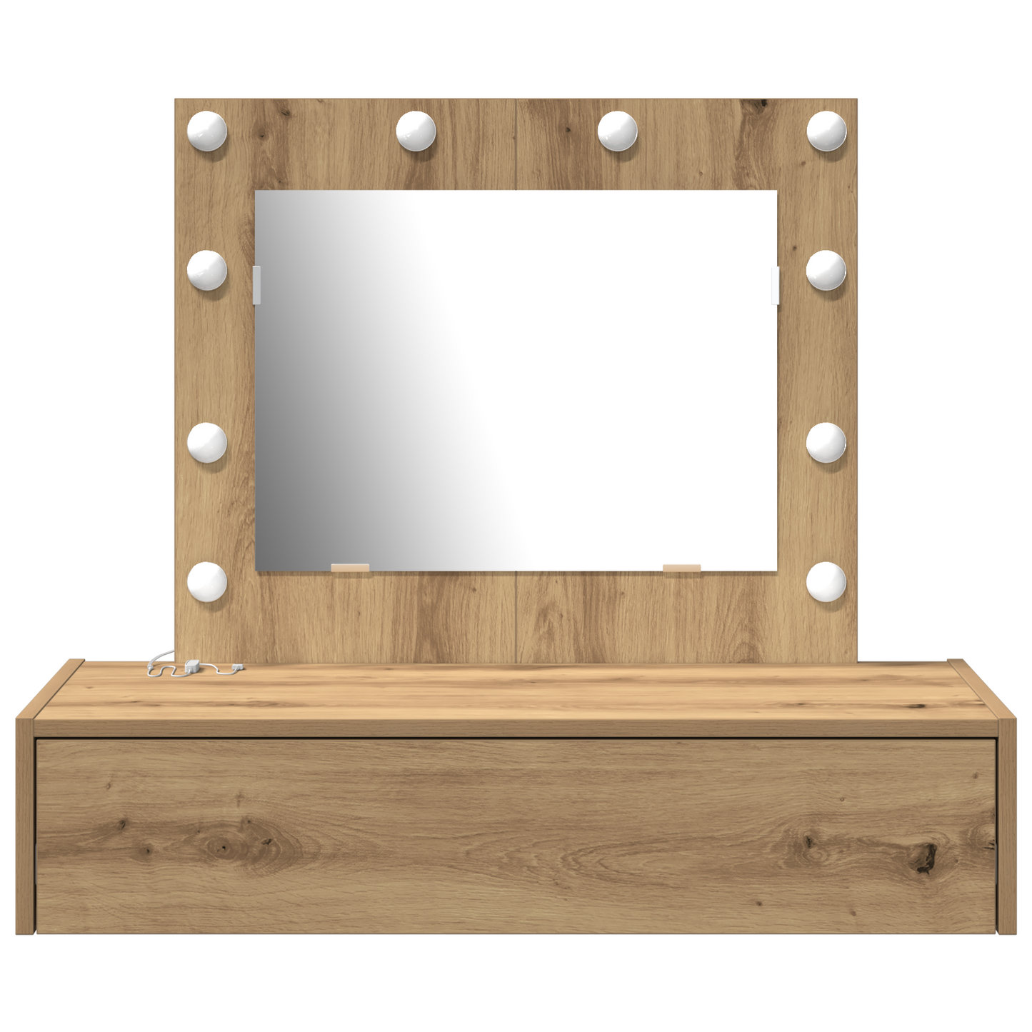 Schminktisch mit Schubladen Braun 83 x 40 x 70 cm Holzwerkstoff