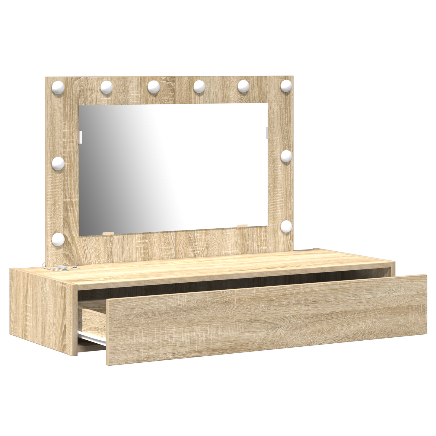 Schminktisch mit Speicher Braun 100 x 40 x 70 cm Holzwerkstoff