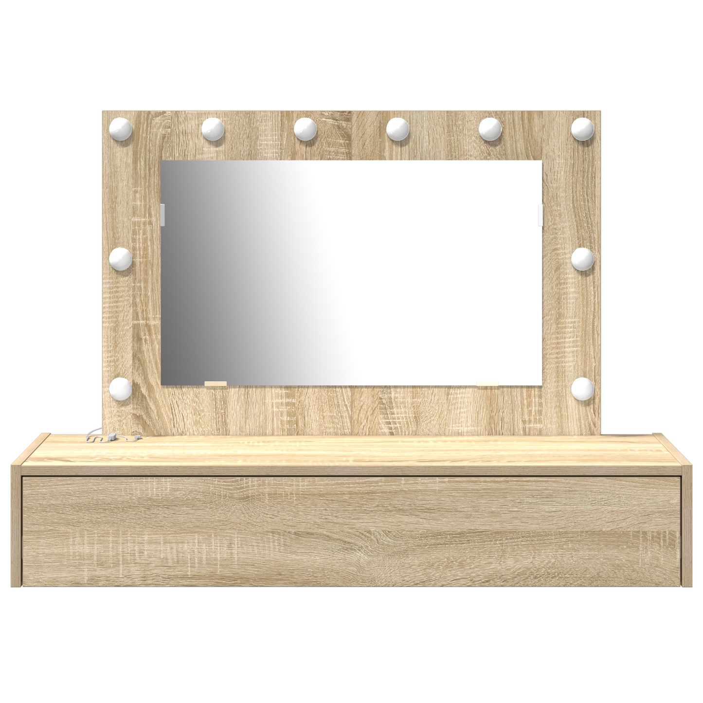 Schminktisch mit Speicher Braun 100 x 40 x 70 cm Holzwerkstoff