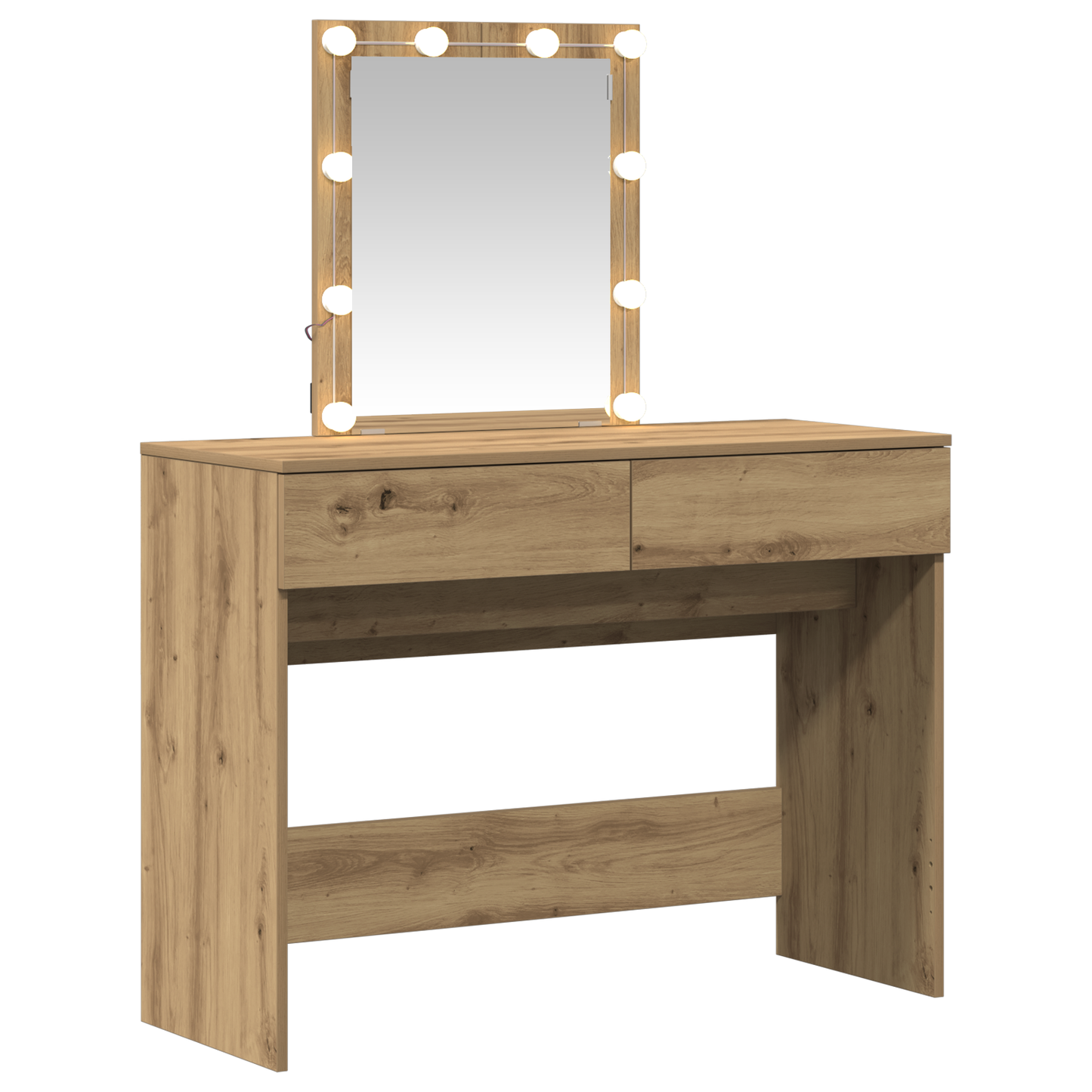 Schminktisch Artisan-Eiche 100 x 40 x 130 cm Holzwerkstoff
