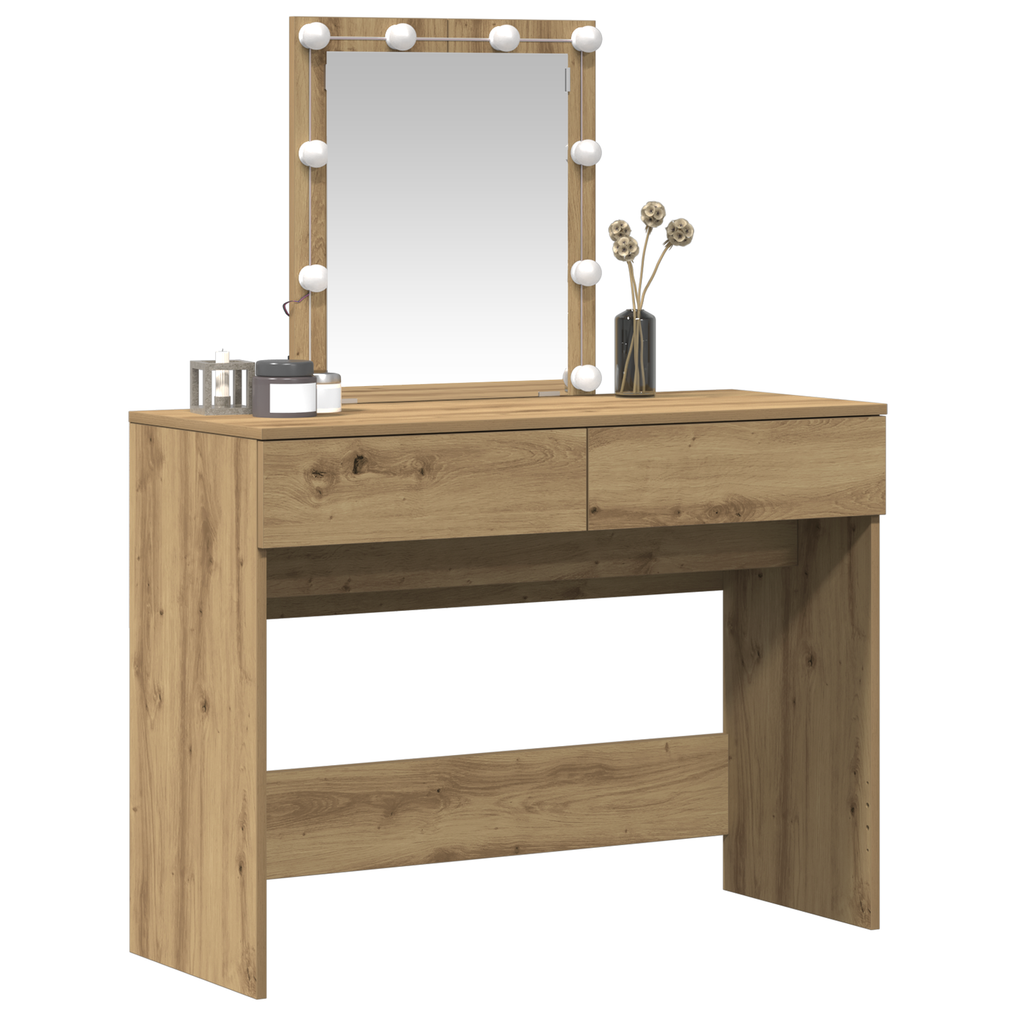 Schminktisch Artisan-Eiche 100 x 40 x 130 cm Holzwerkstoff