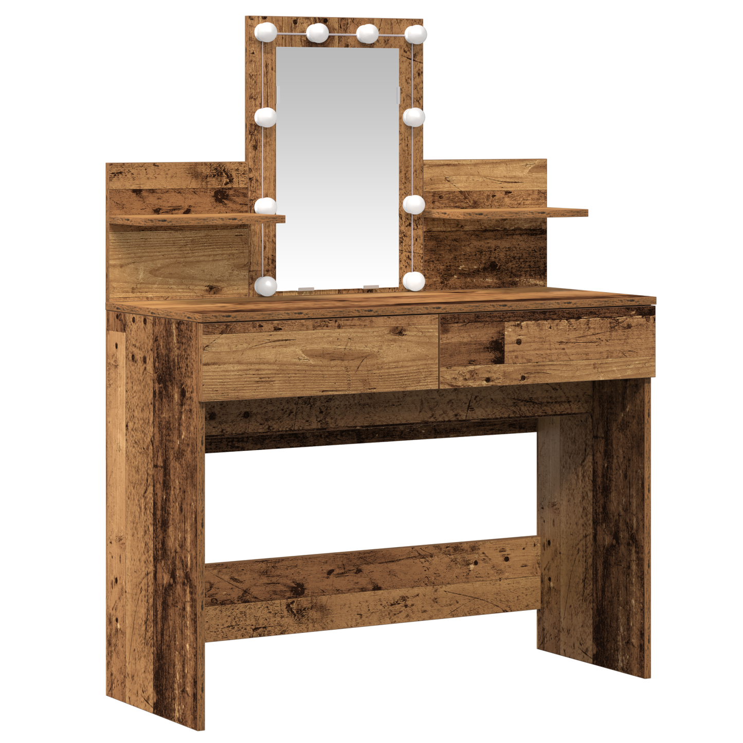 Schminktisch Altholz 100 x 40 x 130 cm Holzwerkstoff