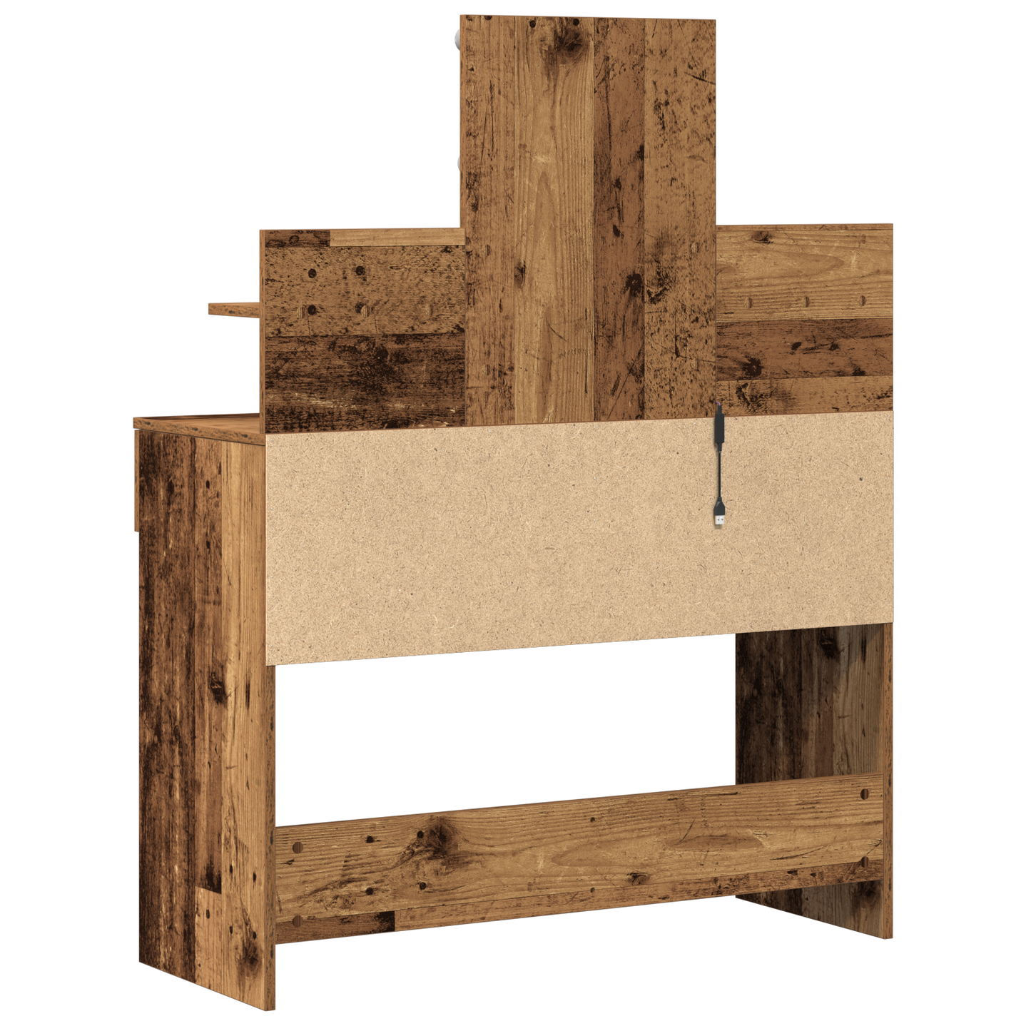 Schminktisch Altholz 100 x 40 x 130 cm Holzwerkstoff