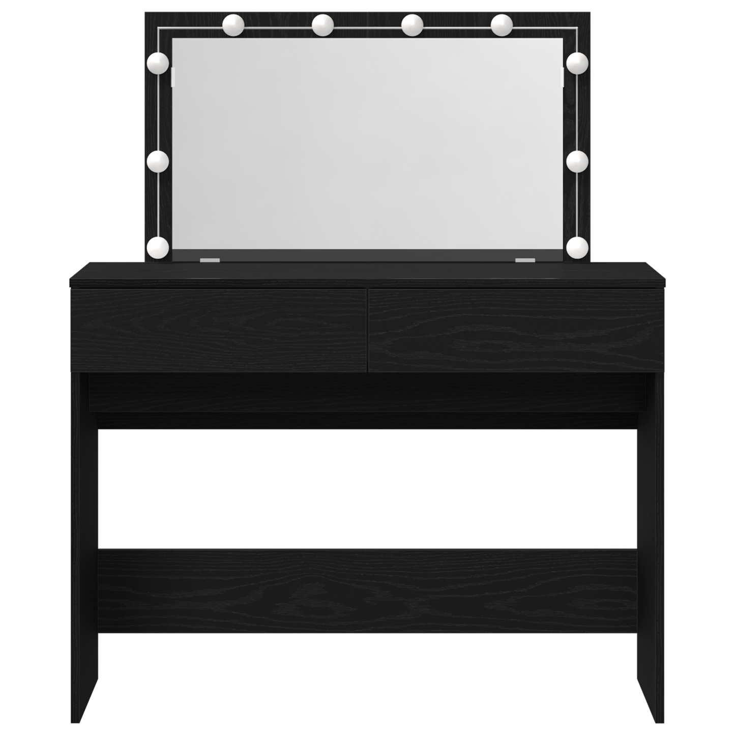 Schminktisch Schwarze Eiche 100 x 40 x 120 cm Holzwerkstoff